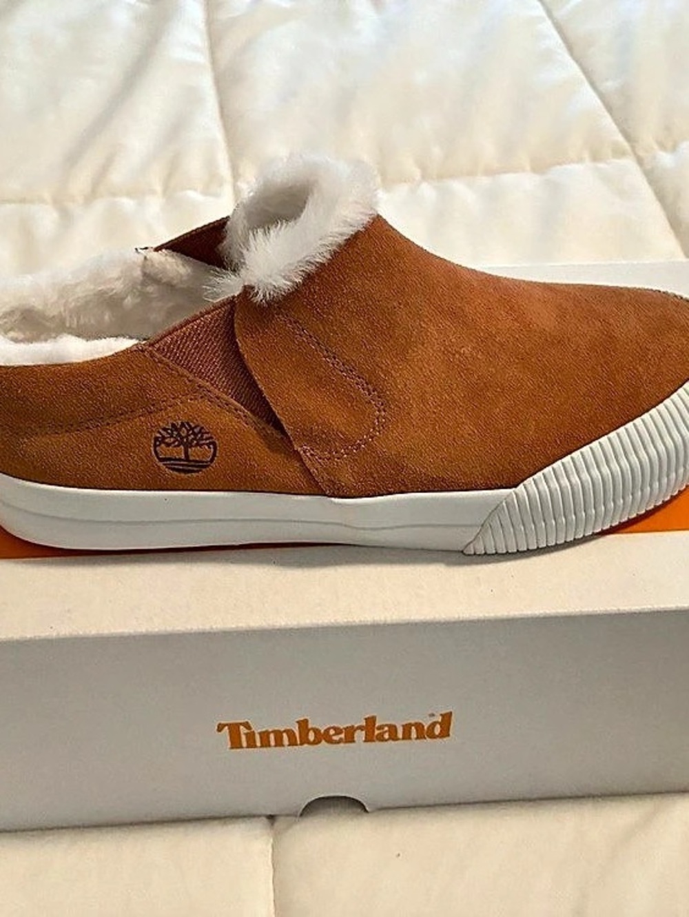 Timberland Skyla Bay 2.0 Low Warm Lined Sneaker Brown & White US 8 M/M